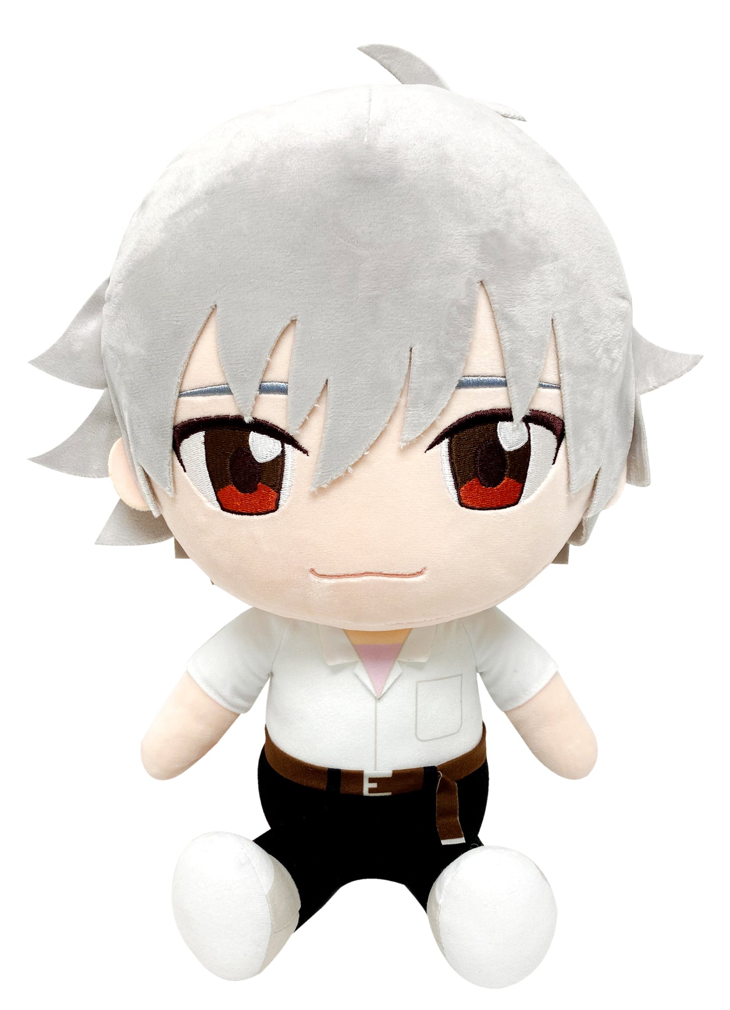 Evangelion New Movie - Kaworu Nagisa Uniform Sitting Plush 12"H