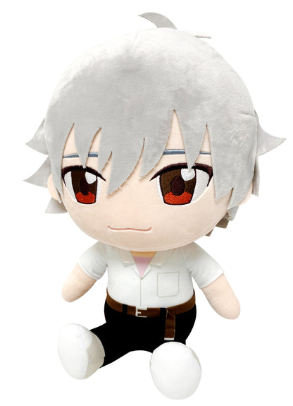 Evangelion New Movie - Kaworu Nagisa Uniform Sitting Plush 12"H