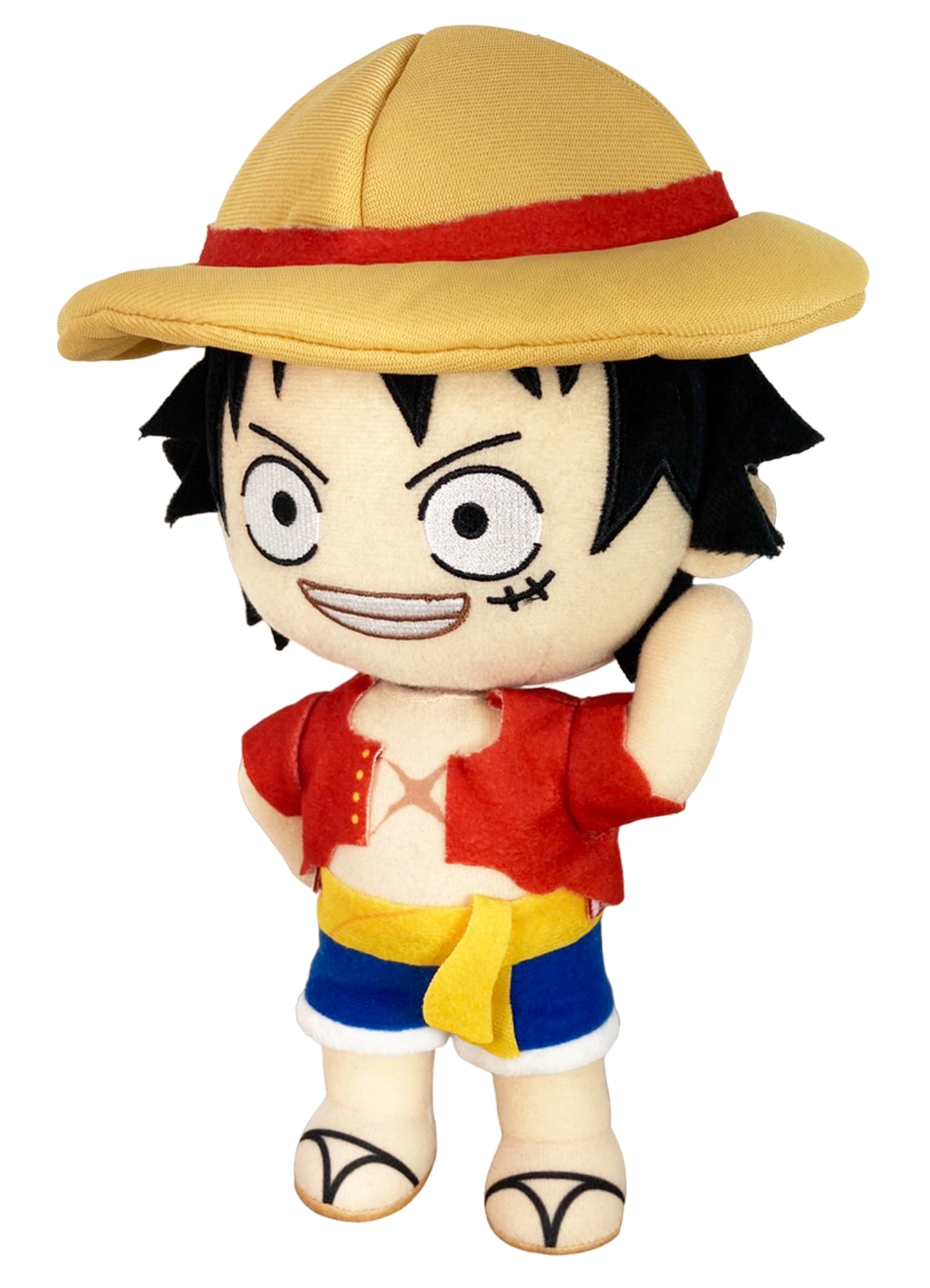 One Piece - Monkey D. Luffy Change Face Plush 8"H