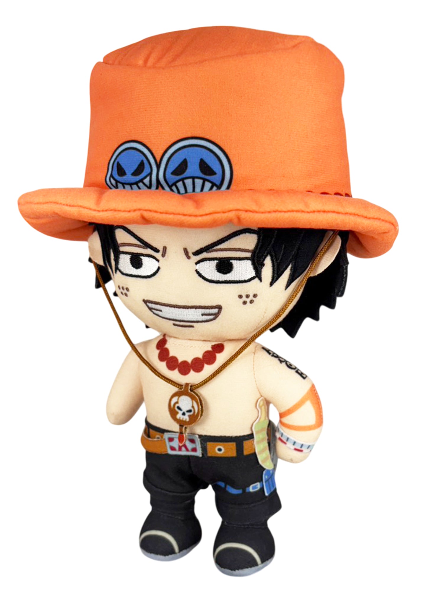 One Piece - Portgas D. Ace Change Face 8" Plush