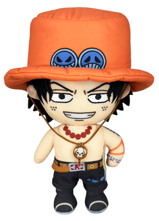 One Piece - Portgas D. Ace Change Face 8" Plush