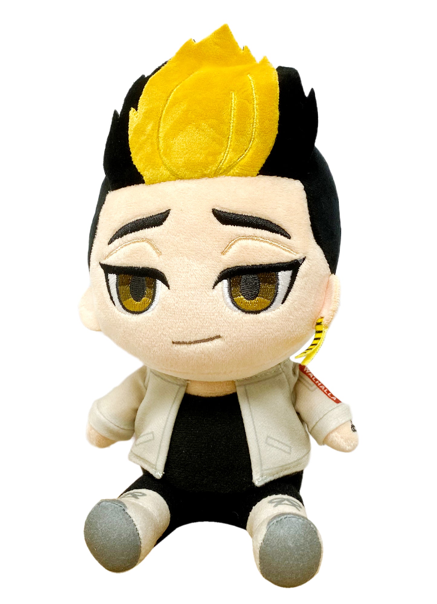 Tokyo Revengers - Hanma Shuji Sitting Pose Plush 7"H