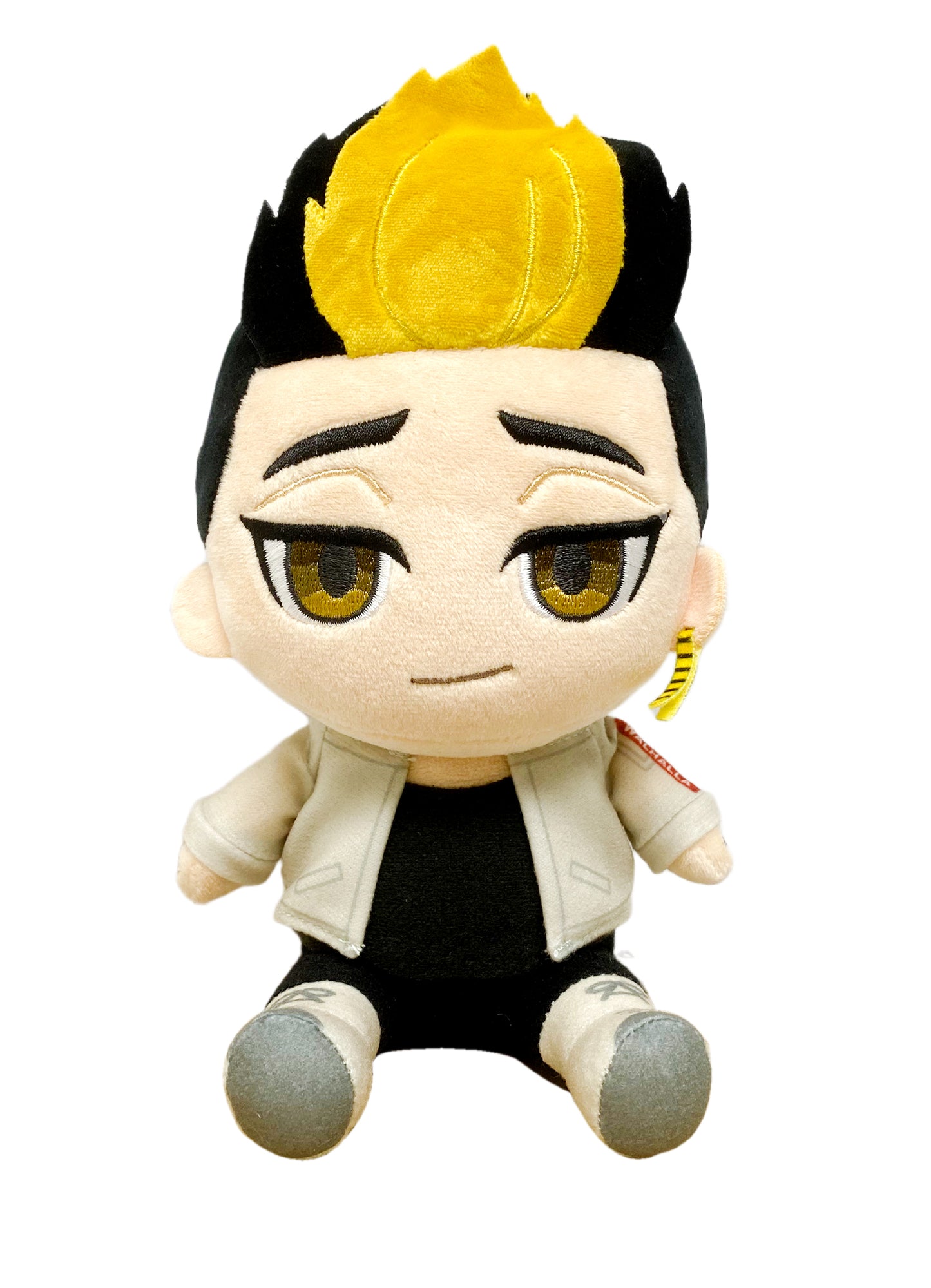 Tokyo Revengers - Hanma Shuji Sitting Pose Plush 7"H