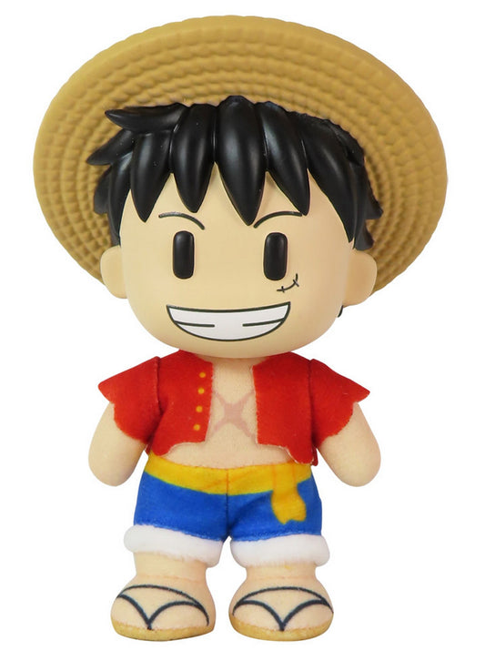 One Piece - Monkey D. Luffy Timeskip PVC Head Movable Ver Plush 4.5"H