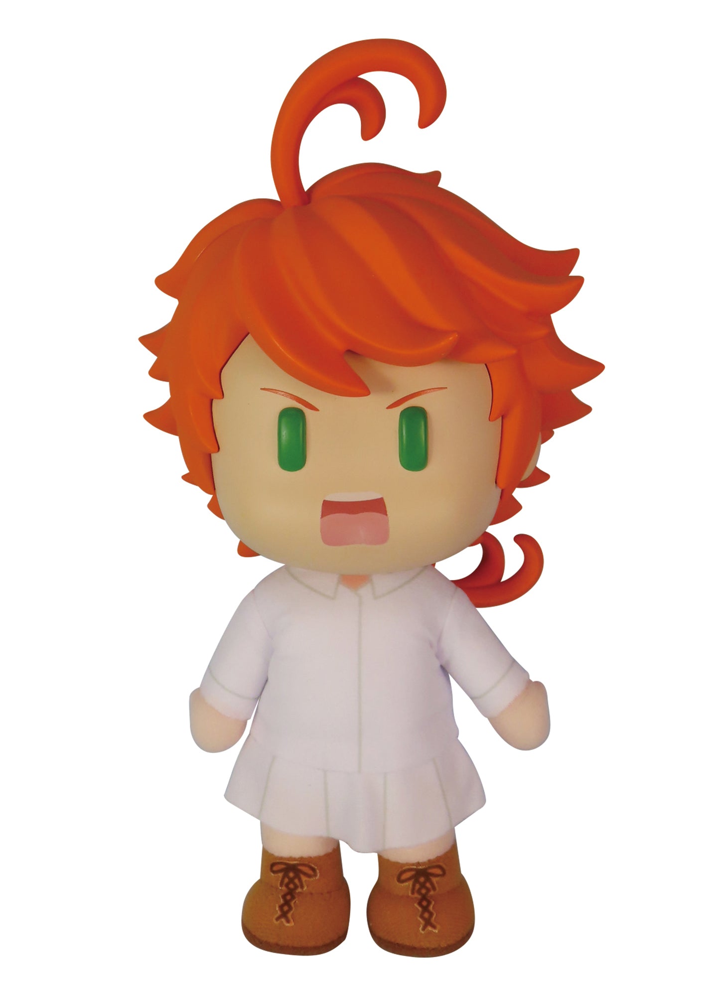 The Promised Neverland - Emma Angry Plastic Head Plush 8"H