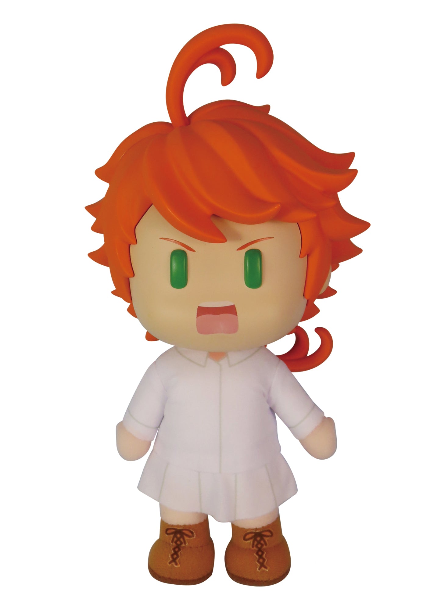 The Promised Neverland - Emma Angry Plastic Head Plush 8"H