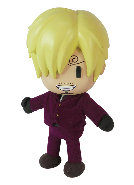 One Piece - Vinsmoke Sanji Onigashima PVC Head Movable Ver Plush 8"H