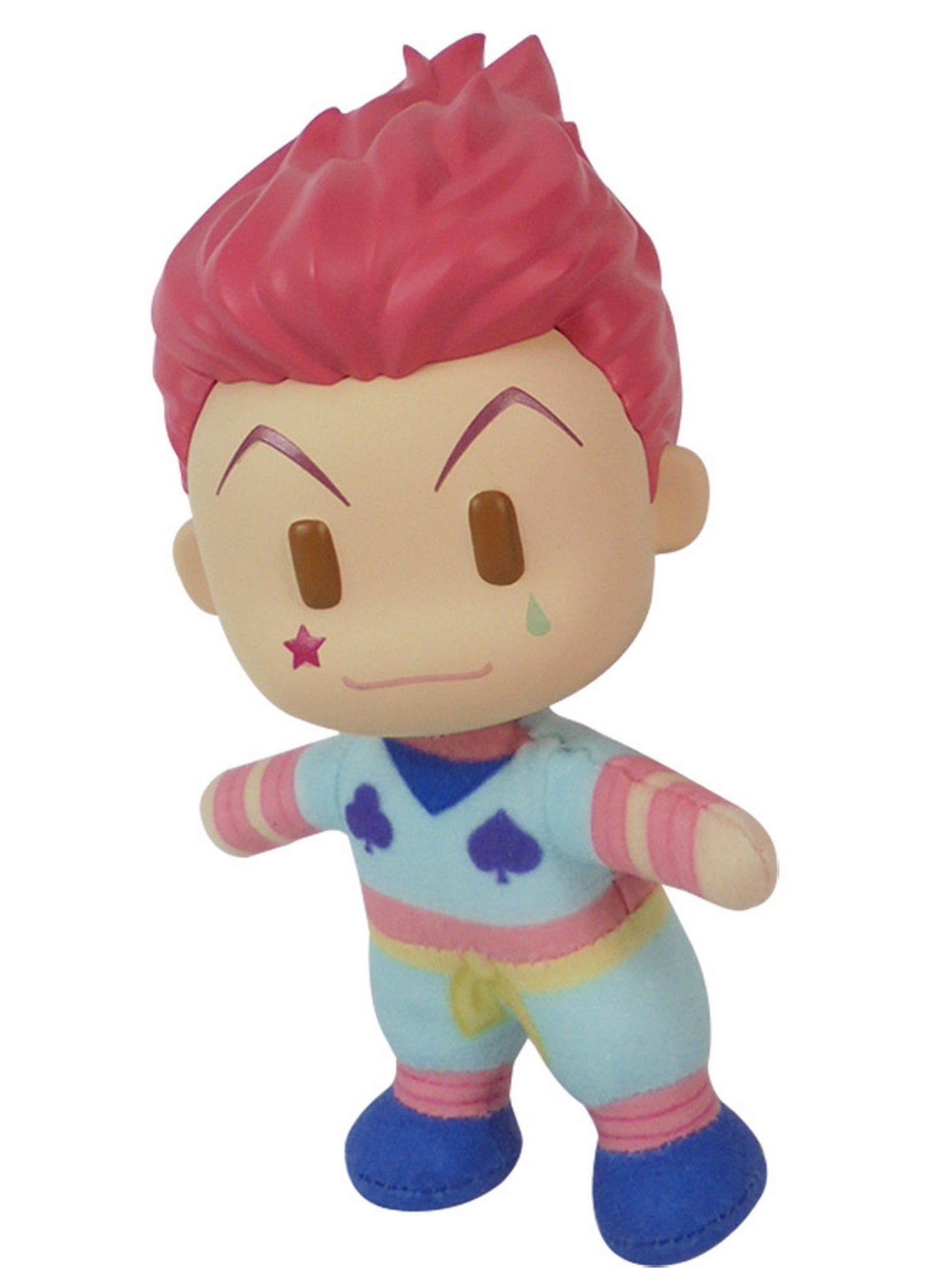 Hunter X Hunter - Hisoka Morow Hunter Exam Costume Plastic Movable Ver Plush 4.5"H