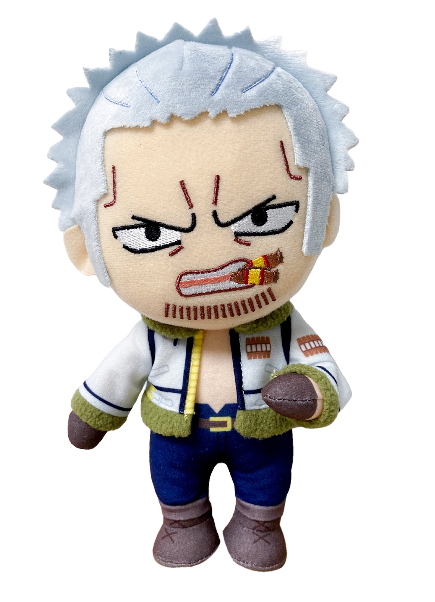 One Piece - Smoker Pre-Timeskip Plush 8"H