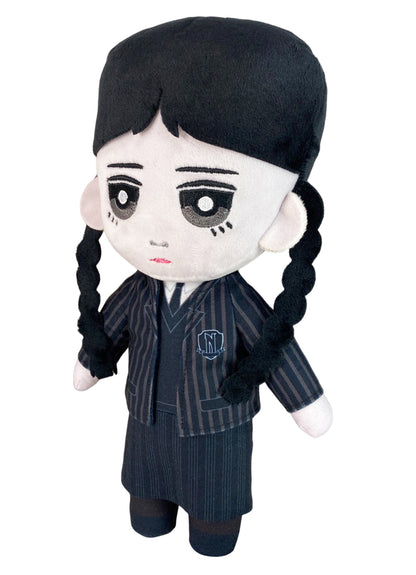 Wednesday - Wednesday Addams Button Eyes Plush 10"H