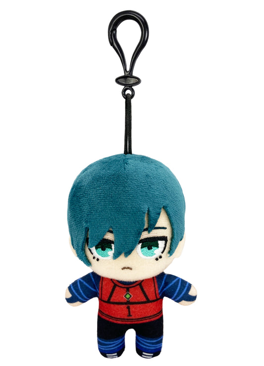 Blue Lock Manga - Itoshi Rin Team Red #1 Uniform Plush 4.5"H