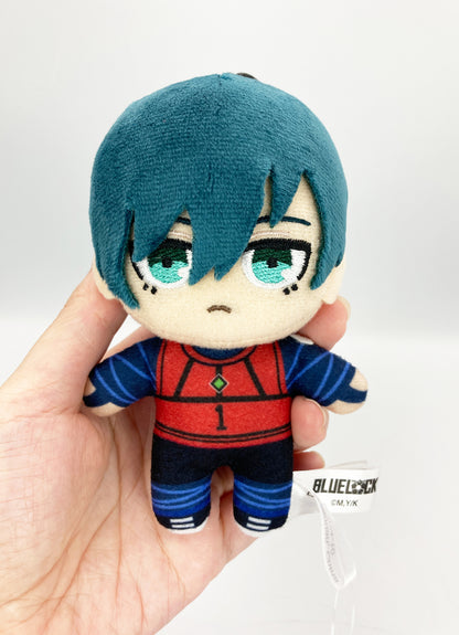 Blue Lock Manga - Itoshi Rin Team Red #1 Uniform Plush 4.5"H