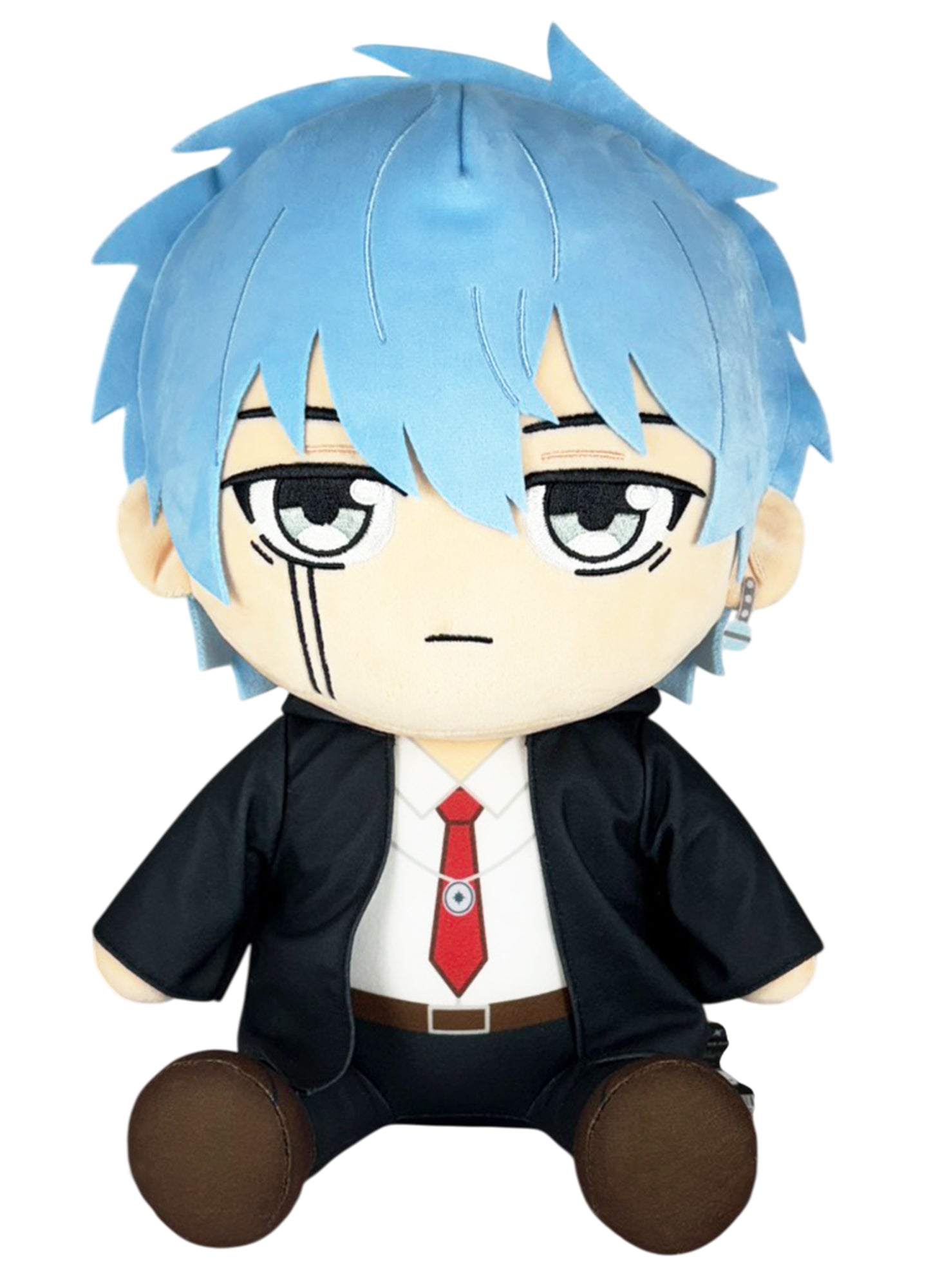 Mashle Magic And Muscles - Lance Crown School Uniform Sitting Pose 12"H Plush