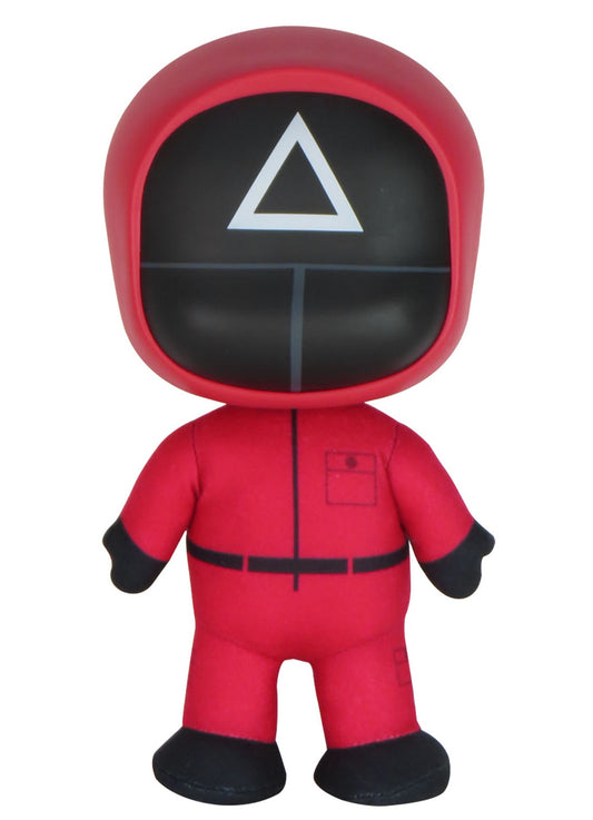 Squid Game - Masked Soldier Figurekey Plush 8"H