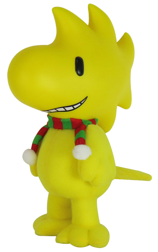 Peanuts - Woodstock (Winter Striped Scarf) Figurekey Plush 6" H