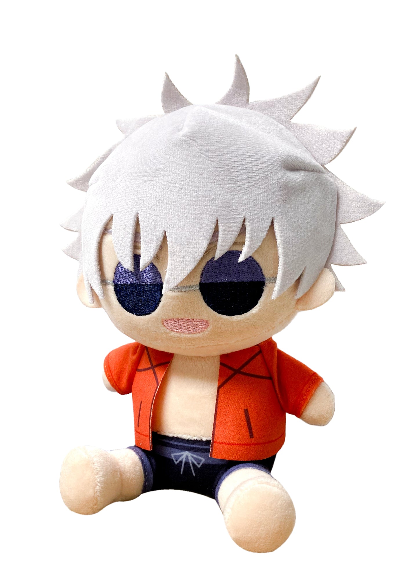 Jujutsu Kaisen Hidden Invenotry - Satoru Gojo (Beach) Sitting Pose Plush 7"H