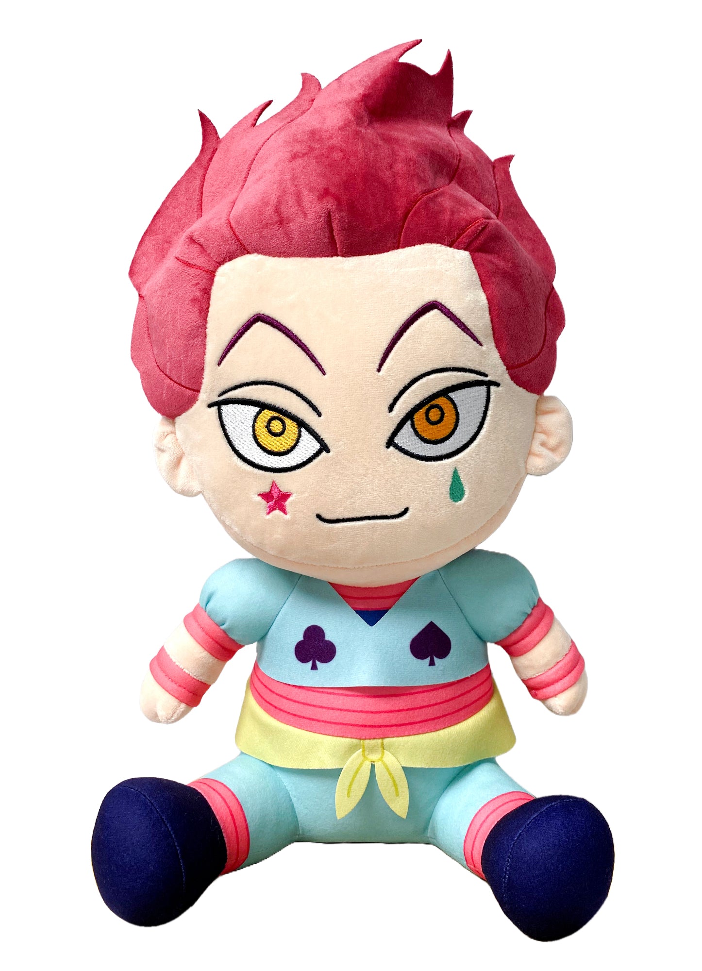 Hunter X Hunter - Hisoka Morrow #01 Sitting Pose Plush 12"H