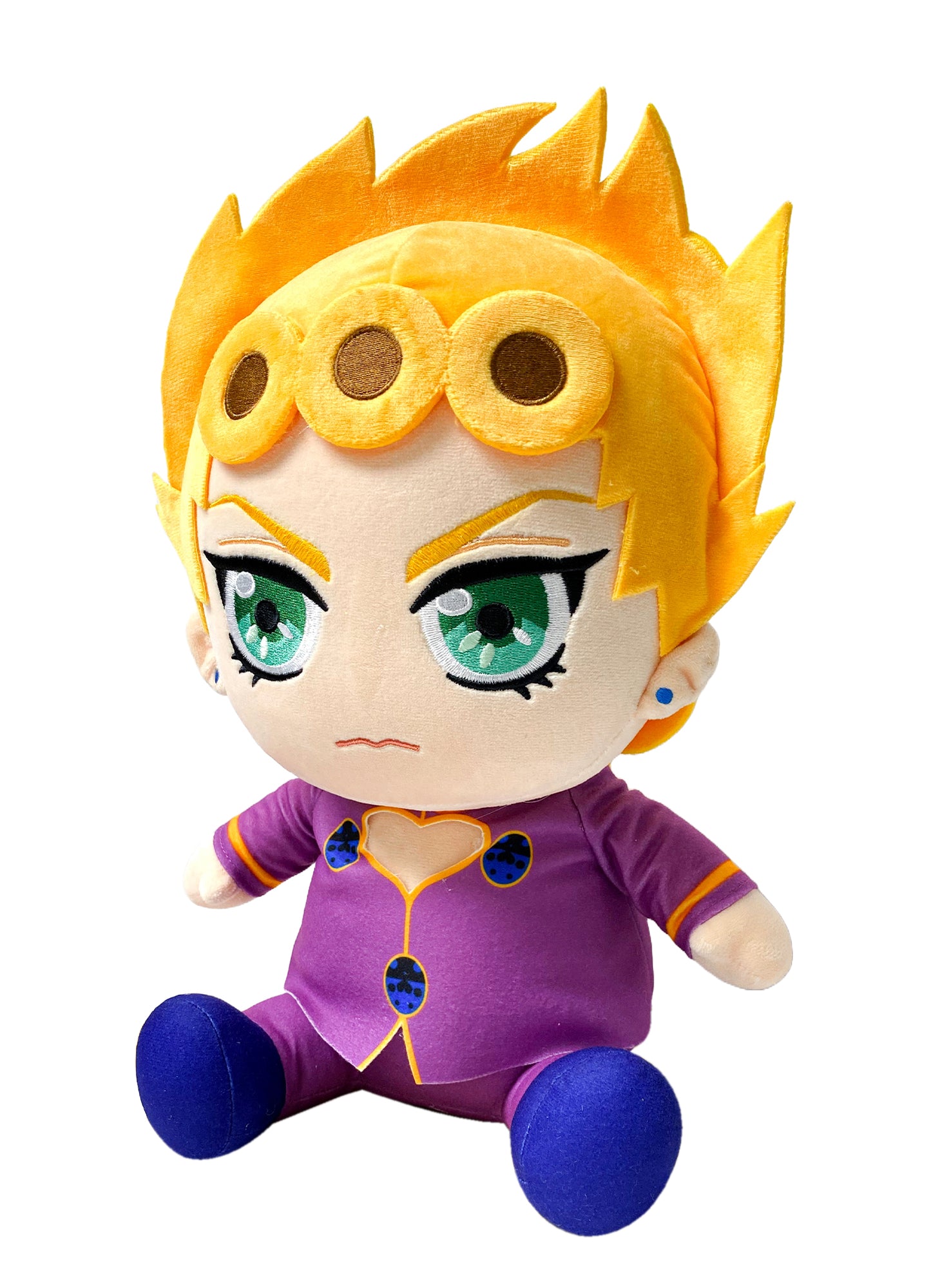 Jojo S4 - Giorno Sitting Plush 12"H