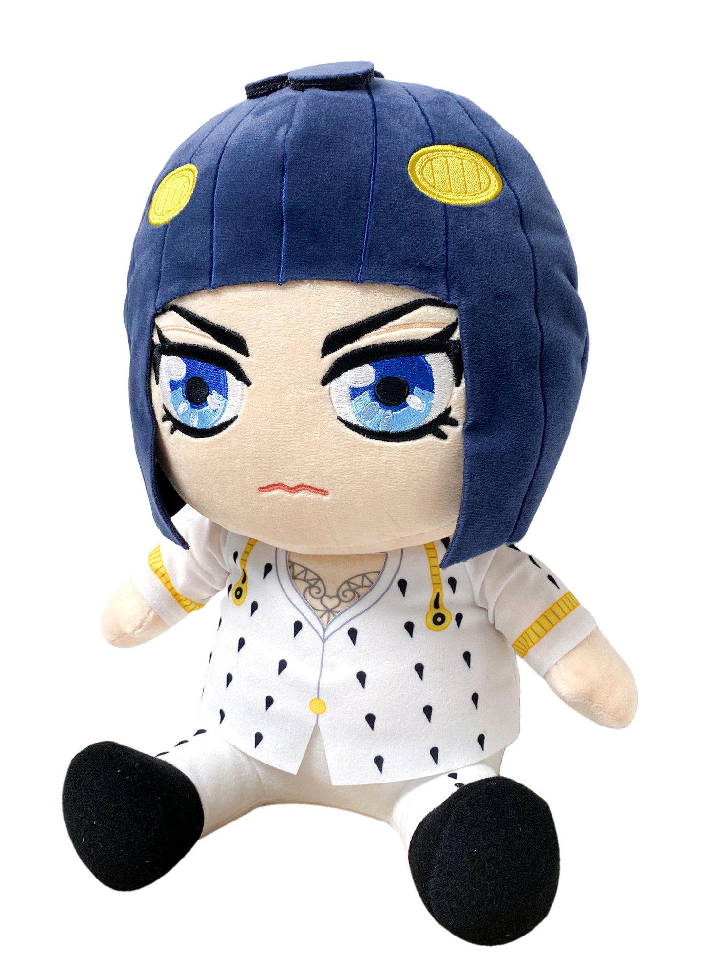 Jojo S4 - Bucciarati Sitting Plush 12"H