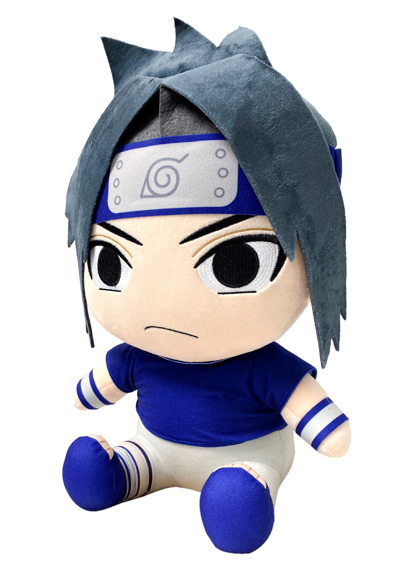 Naruto - Sasuke Uchiha Sitting Plush 12"H
