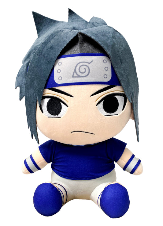 Naruto - Sasuke Uchiha Sitting Plush 12"H
