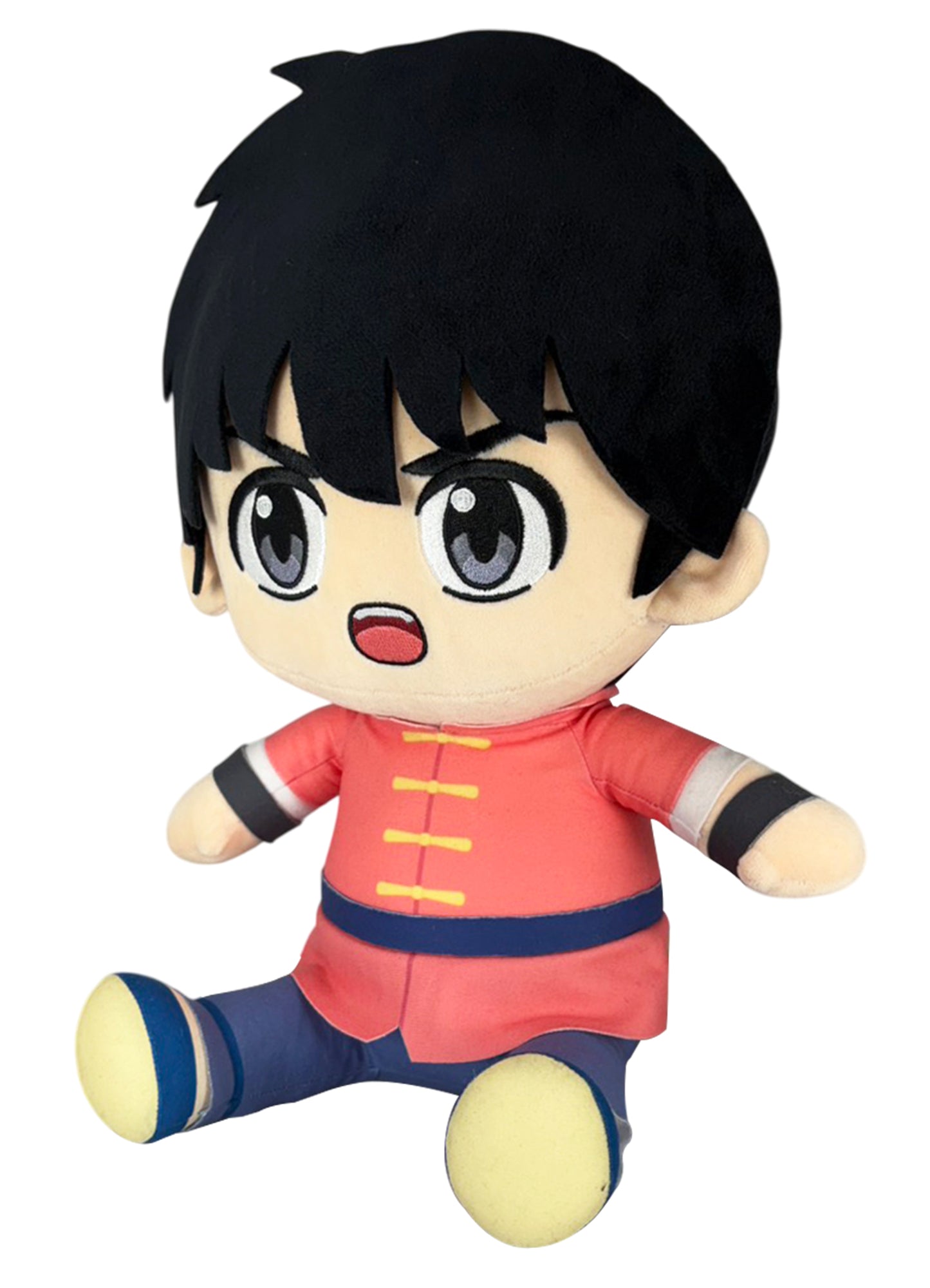 Ranma 1/2 - Ranma Boy Sitting Pose Plush 12"H
