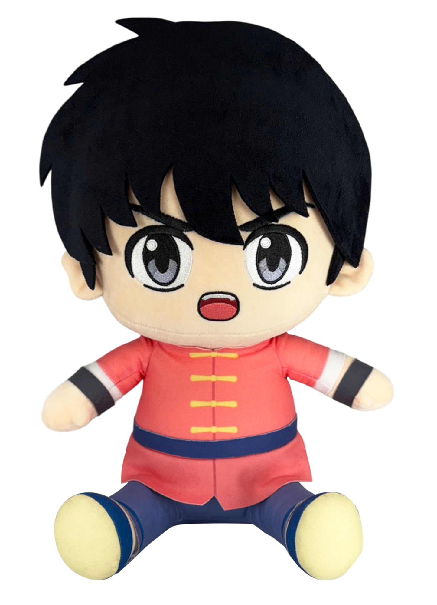 Ranma 1/2 - Ranma Boy Sitting Pose Plush 12"H