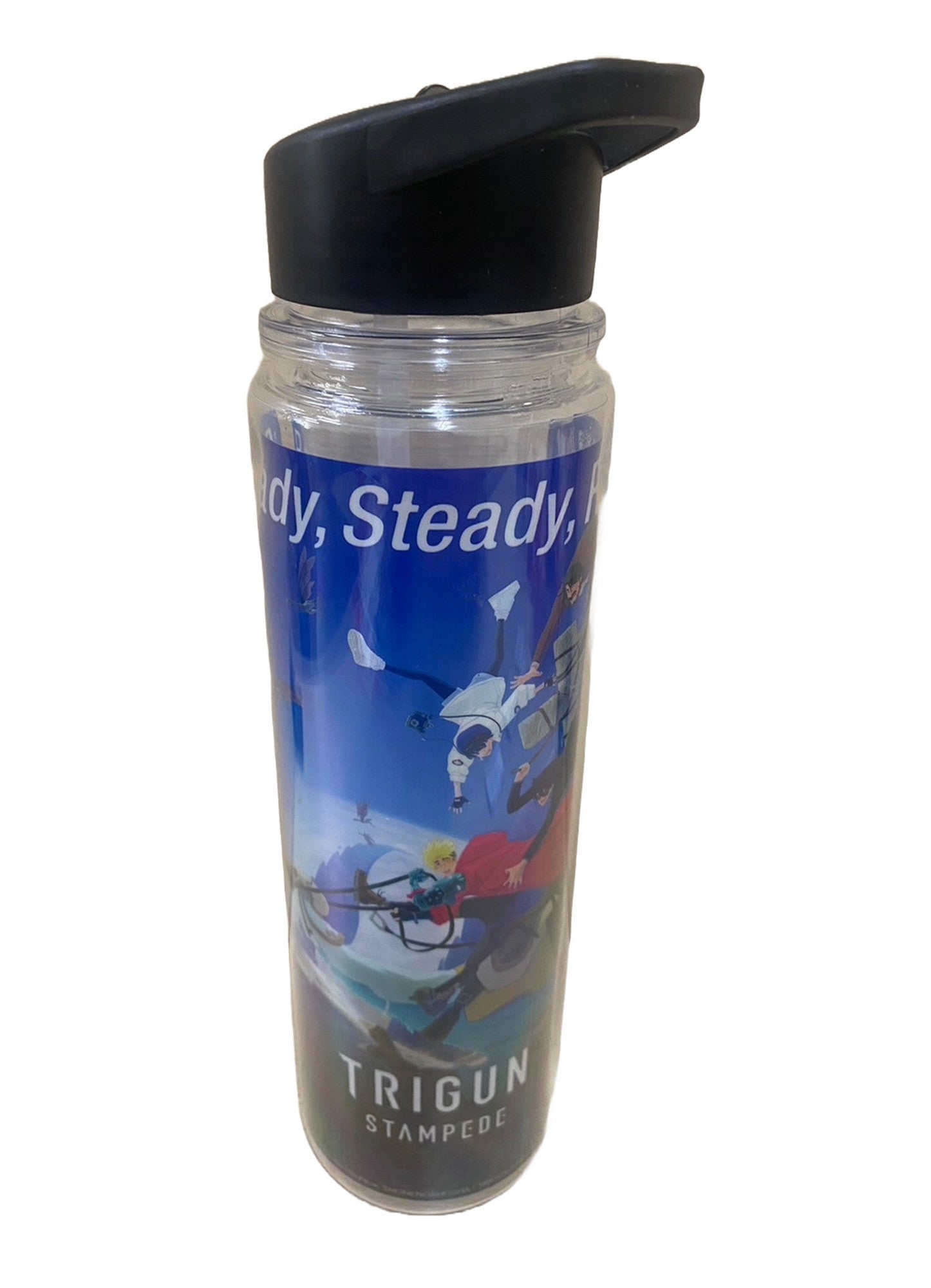 Trigun Stampede - Vash, Wolfwood, and Meryl Tritan Water Bottle