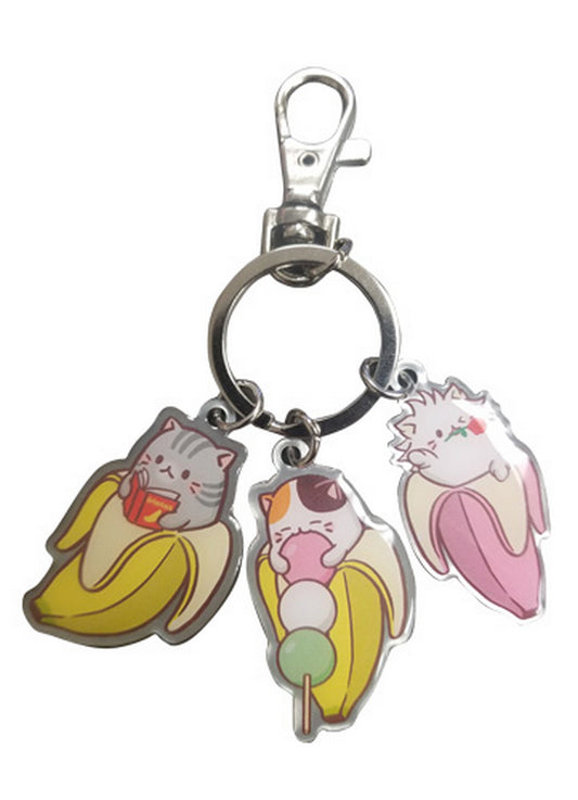 Bananya - Group Metal Keychain