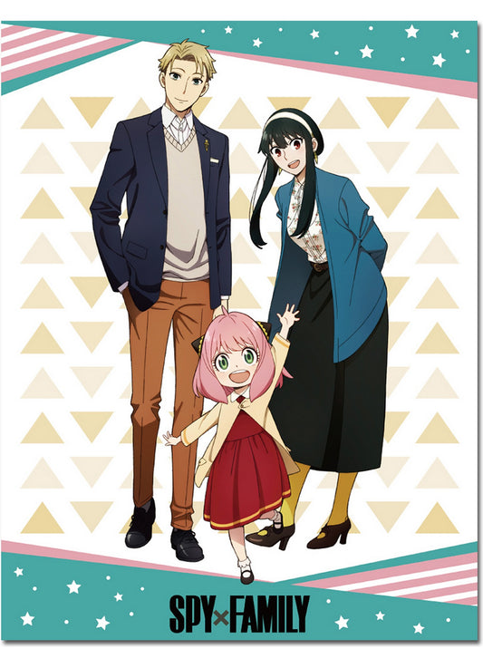 Spy X Family - Group Casual Sublimation Throw Blanket 46"W x 60"H