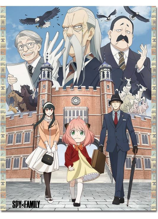 Spy X Family - Anya Forger Go To School Throw Blanket 46"W x 60"H