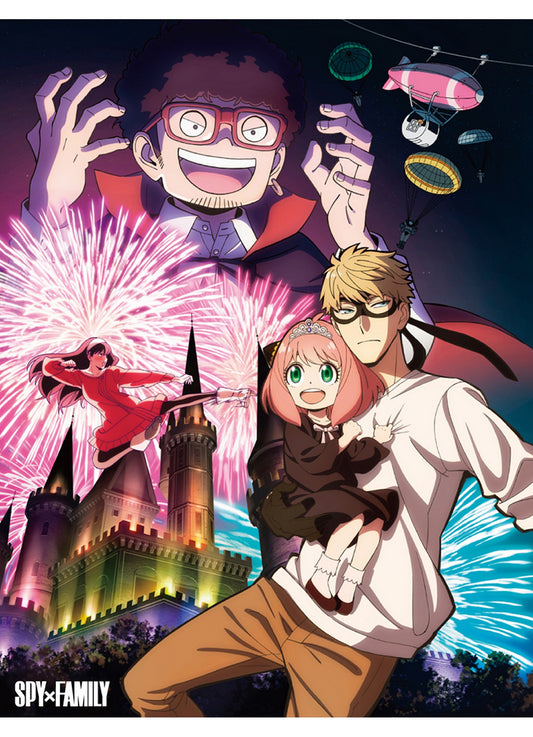 Spy X Family - Forger Family Adventure Throw Blanket 46"W x 60"H