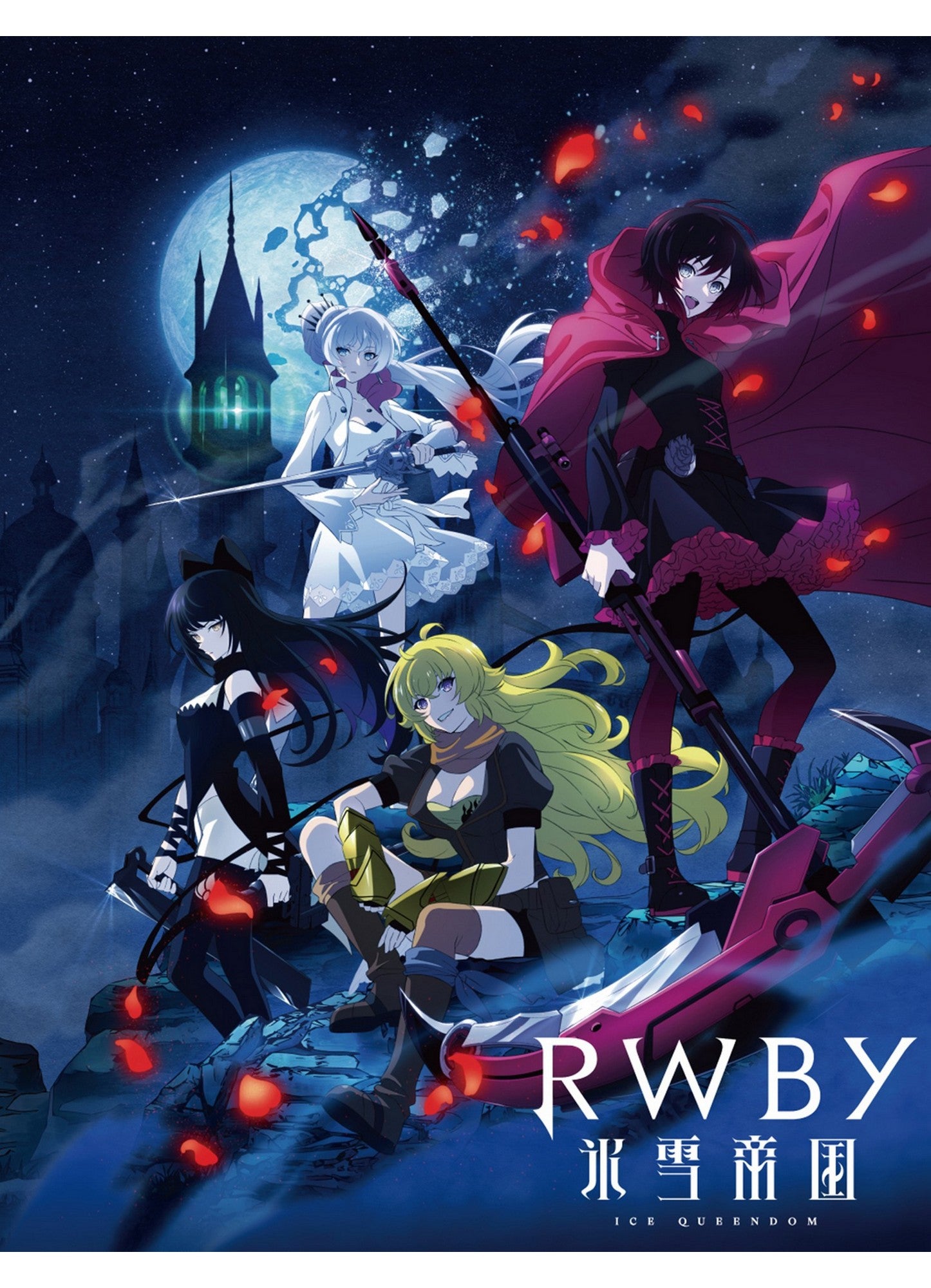 Rwby Ice Queendom - Art #1 Throw Blanket 46"W x 60"H
