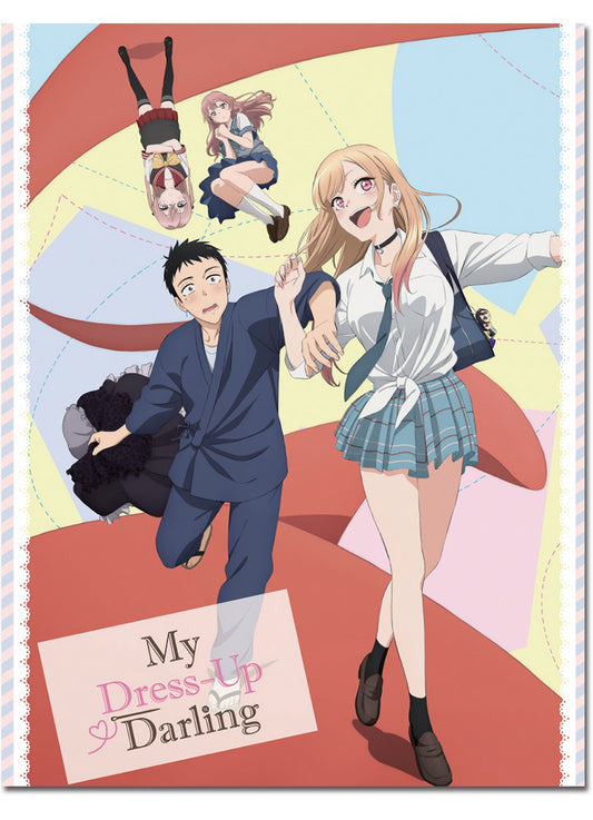 My Dress-Up Darling - Key Visual #B Sublimation Throw Blanket 46"W x 60"H