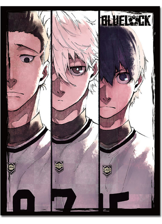 Blue Lock (Manga) - Yoichi Isagi, Seishiro Nagi & Barou Shouei Throw Blanket 46"W x 60"H