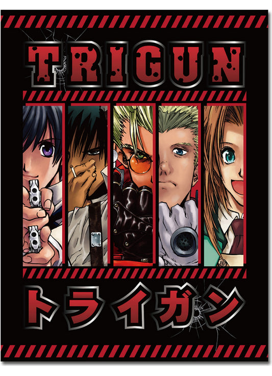 Trigun - Eyes Frame Sublimation Throw Blanket 46"W x 60"H
