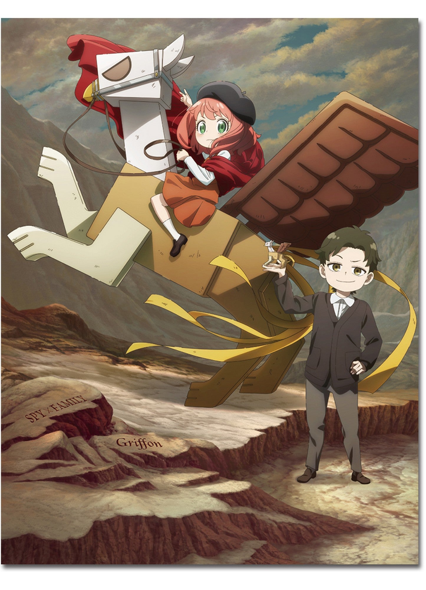 Spy X Family - Anya Forger and Damian Desmond Art Throw Blanket 46"W x 60"H