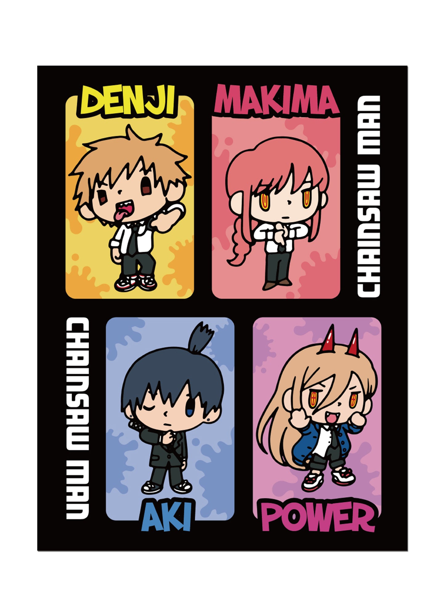 Chainsaw Man - SD Group Sublimation Throw Blanket 46"W x 60"H