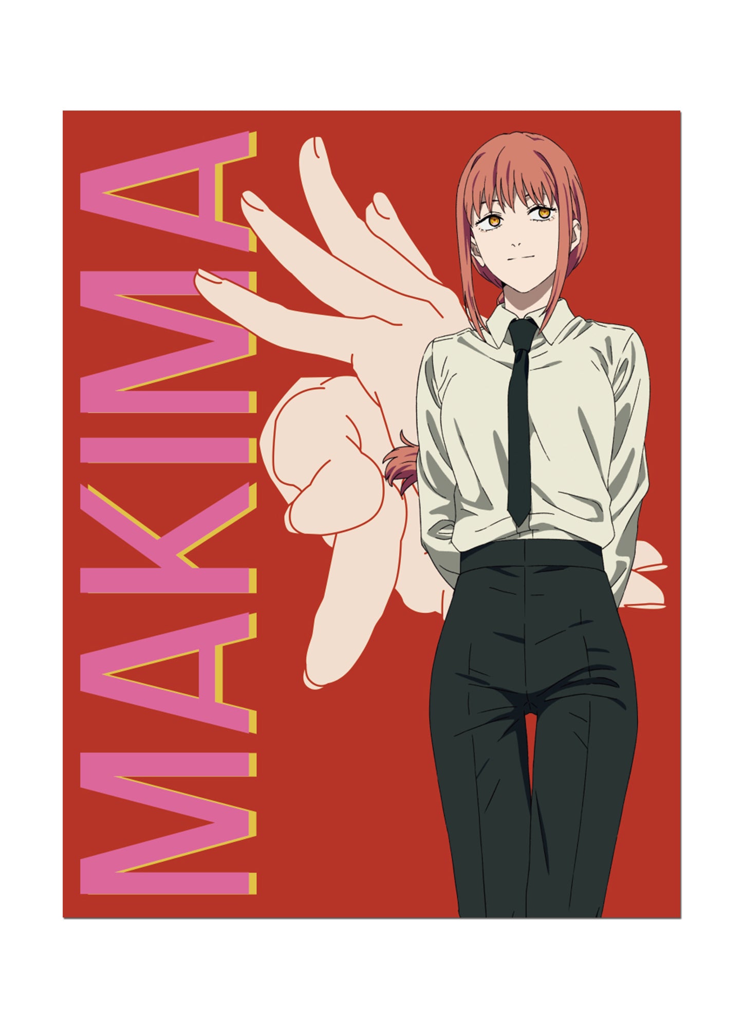 Chainsaw Man - Makima Art Solo Throw Blanket