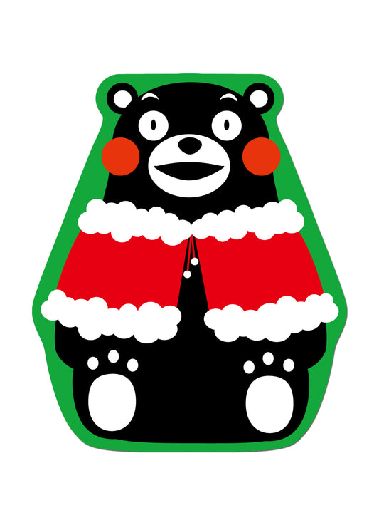 Kumamon - Kumamon Sit With You For Christmas Sublimation Throw Blanket 46"W x 60"H