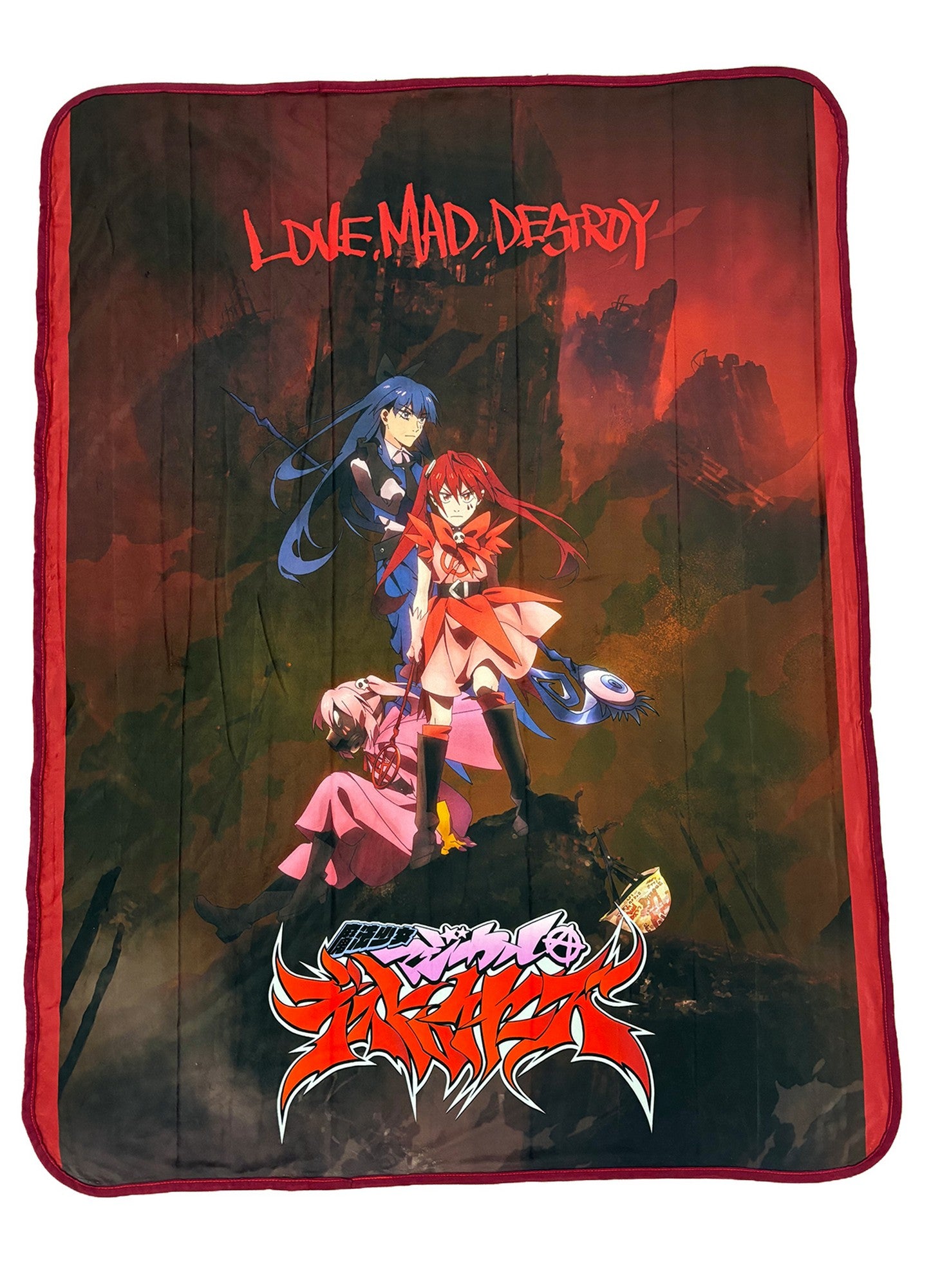 Magical Destroyers - Teaser Visual 2 Throw Blanket 46"W x 60"H