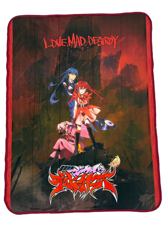 Magical Destroyers - Teaser Visual 2 Throw Blanket 46"W x 60"H