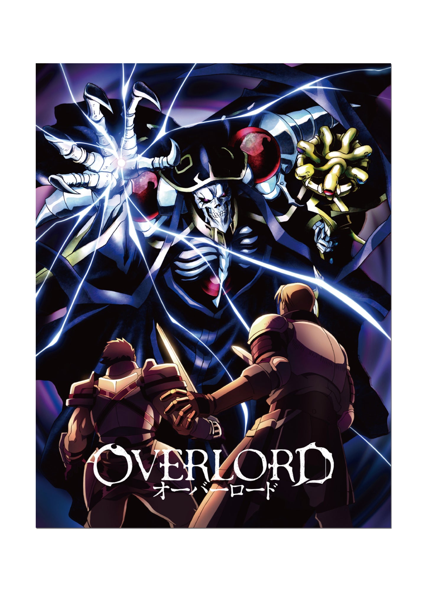 Overlord Season 1 - Ainz Ooal Gown Key Art Throw Blanket