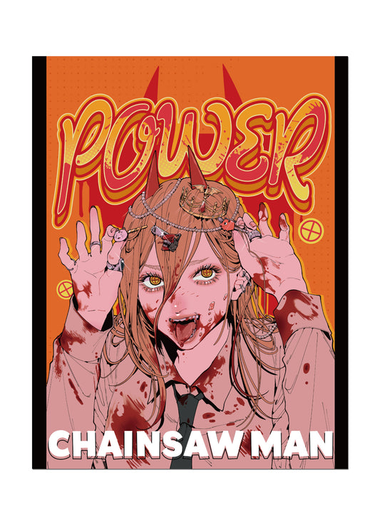 Chainsaw Man - Power Wear Jewelry Art Throw Blanket