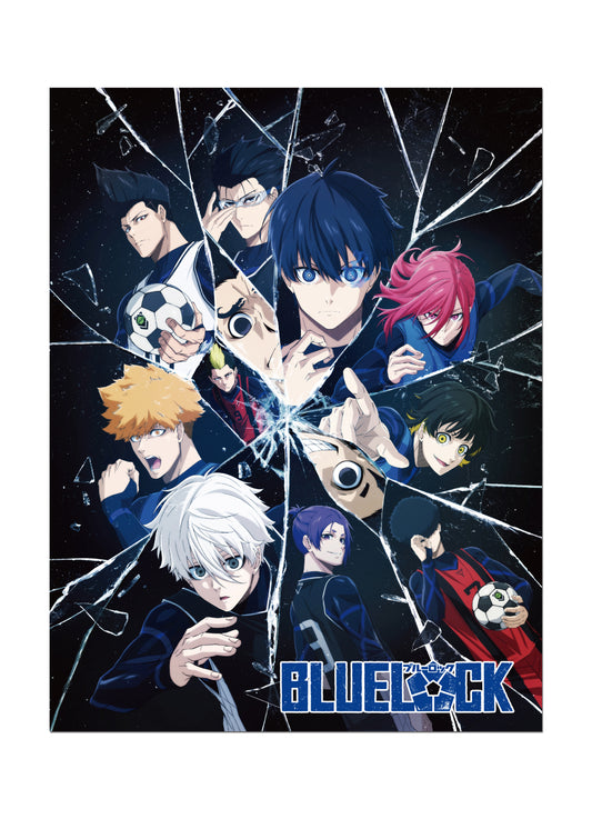 Blue Lock - Key Artlock 02 Throw Blanket 46"W x 60"H