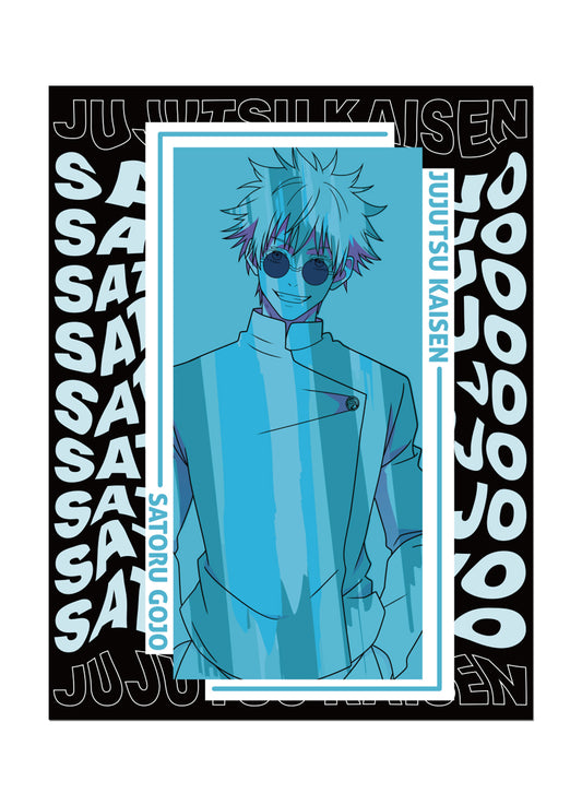 Jujutsu Kaisen S2 - Satoru Gojo With Name Art Throw Blanket