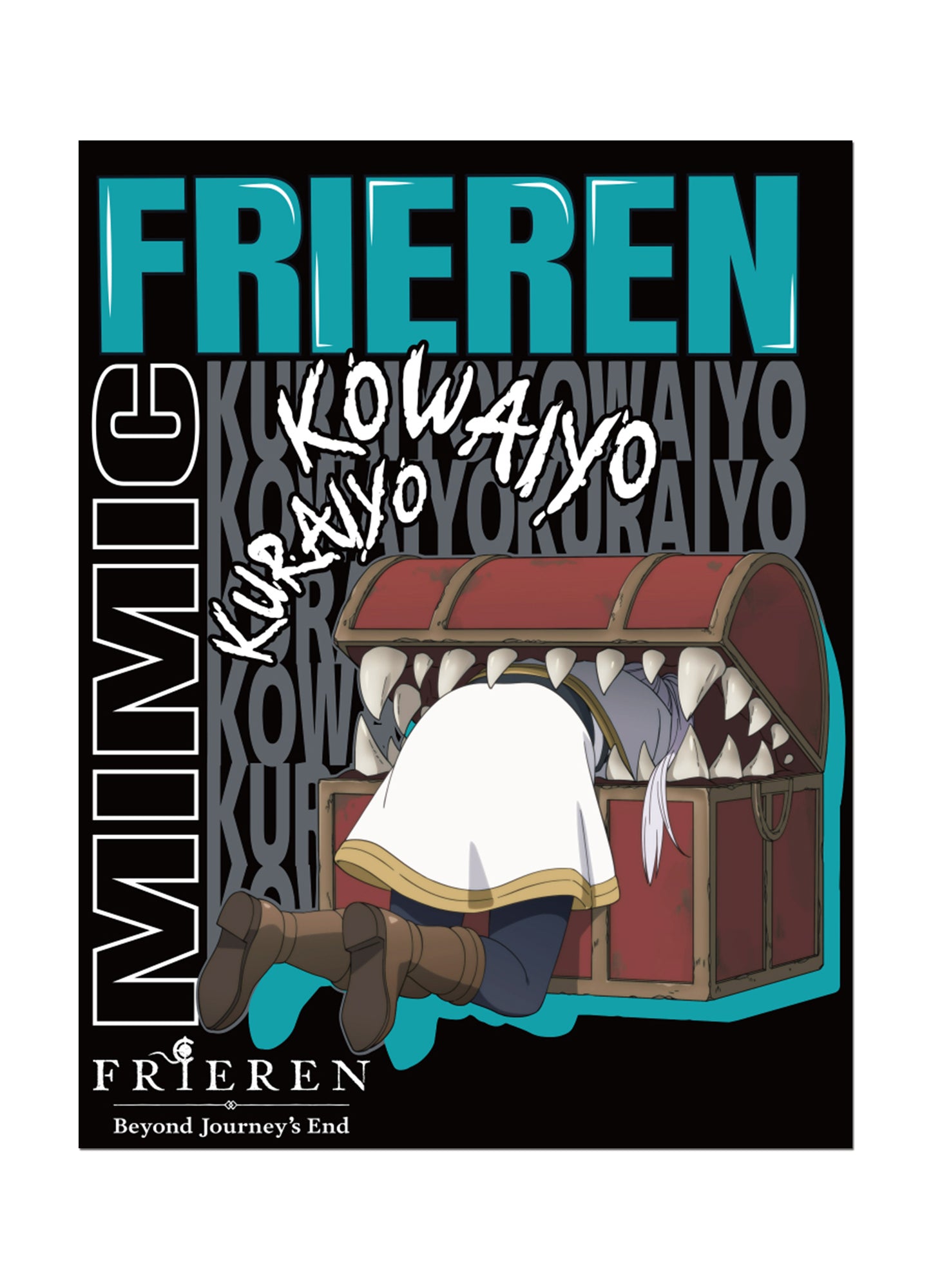 Frieren Beyond Journey's End - Frieren And Mimic Throw Blanket