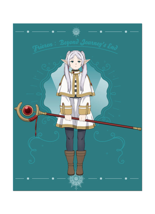 Frieren Beyond Journey's End - Frieren Color Throw Blanket