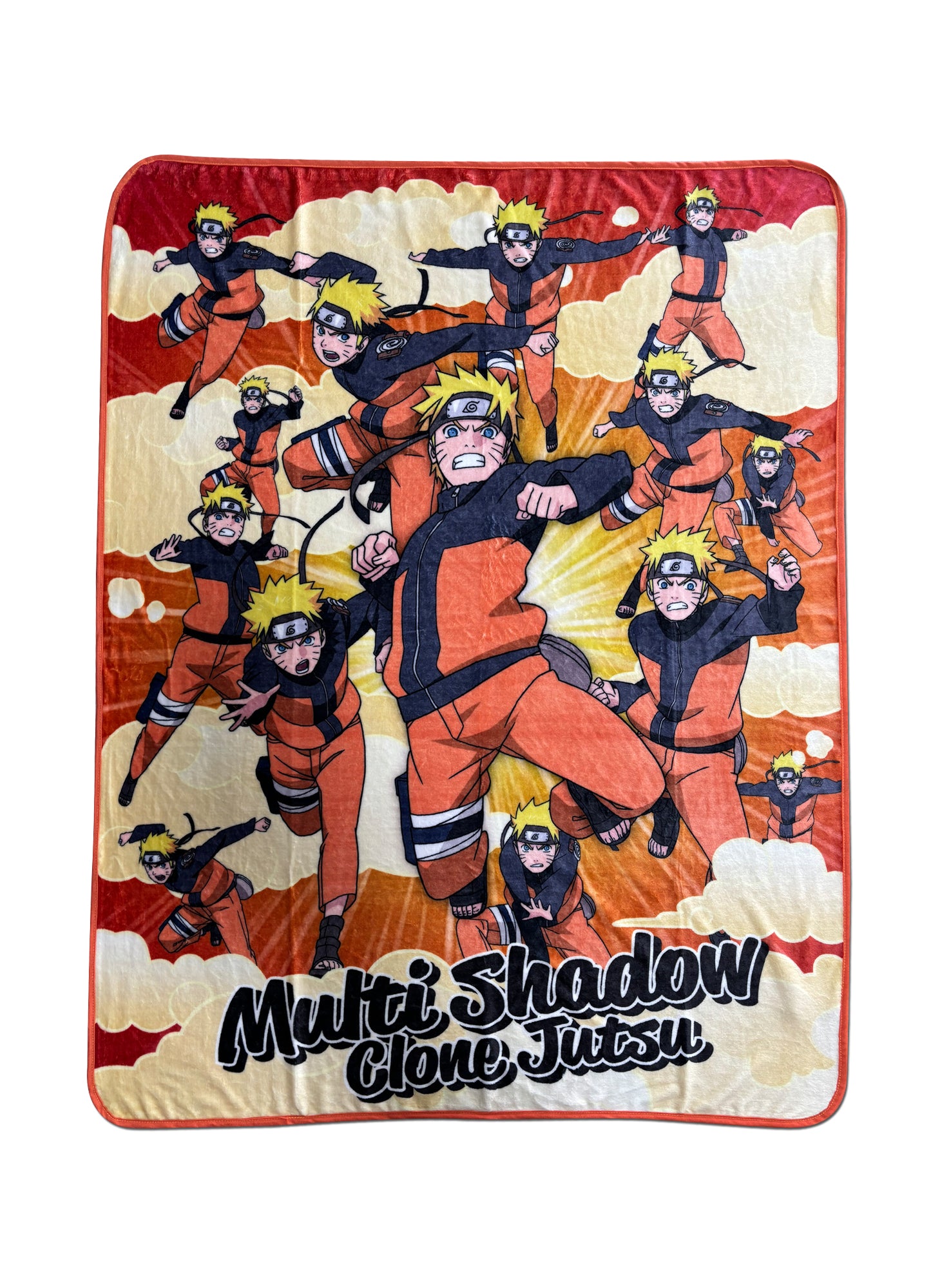 Naruto Shippuden - Naruto Kage Bunshin No Jutsu Blanket 46"W x 60"H