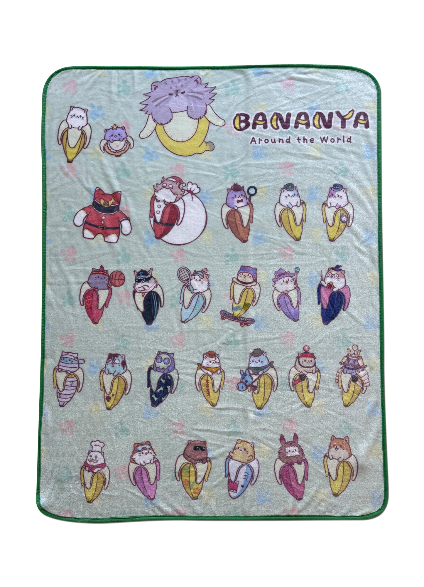 Bananya S3 - Characters Throw Blanket 46"W x 60"H